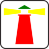 Moroccan Red Lighthouse Clip Art