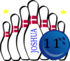 Joshua Bowling Ball Clip Art