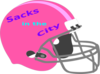 Pink Football Helmet Clip Art