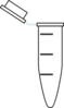 Empty Micro Centerfuge Tube Clip Art