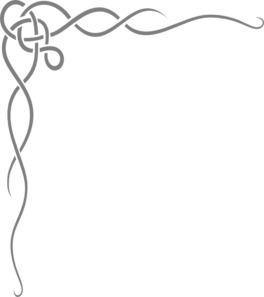 Large Corner Scroll Clip Art