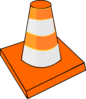 Orange Traffic Cone Clip Art