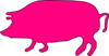 Pink Pig Clip Art