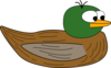 Duck No Legs Clip Art