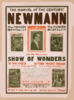 The Marvel Of The Century! Newmann And His Marvelous Show Of Wonders. Clip Art