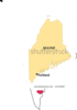 Maine Silhouette  Clip Art