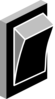Switch Black Vertical Built In Clip Art