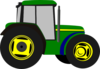 Green Tractor Clip Art