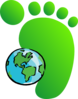 Green Feet2 Clip Art