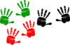 Palestinian Handprints Clip Art