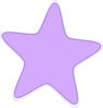 Bright Purple Star Clip Art