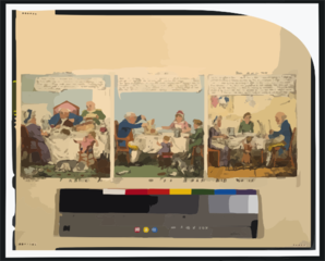 John Bull S Three Stages Or, From Good To Bad & From Bad To Worse  / G. Cruikshank Fect. Clip Art