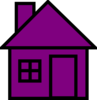 Purplehouse Clip Art