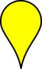 Google Maps Icon - Yellow Clip Art