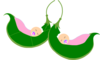 Two Peas In A Pod Clip Art