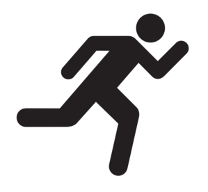 Running Icon Clip Art