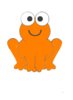 Frog Orange Clip Art