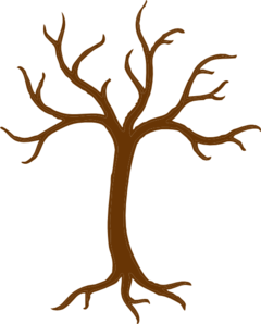 Tree Without Branches Clip Art