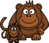 Cartoon Monkey Clip Art Clip Art