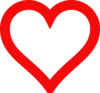 Heart Outline Clip Art