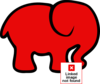 Red Elephant Clip Art