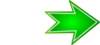 Arrow Becomes, Green, Right Clip Art