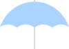 Turquoise Umbrella Clip Art