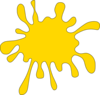 Splat Gold Clip Art