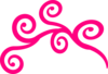 Pink Swirls Clip Art