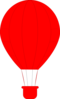 Red Hot Air Balloon Clip Art