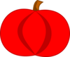 Red Pumpkin Clip Art