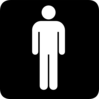 Male Toilet Sign Clip Art