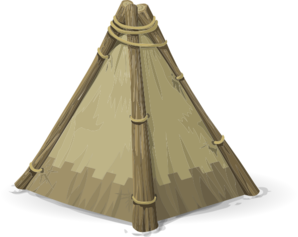 Juju Grandma Tent Clip Art