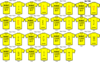 Yellow T-shirt Clip Art