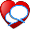 Love Conversation Clip Art