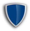 Blue Edged Shield Clip Art