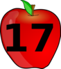 Counting Apple Clip Art