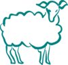 Lamb Blue Gray Clip Art