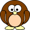 Brown Penguin Clip Art