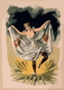 [woman In Dance Costume Dancing On Flower] Clip Art