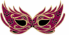 Red Masquerade Mask   Clip Art