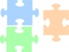 Puzzle Complete No Lines Clip Art