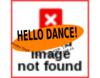 Hello Dance Poster Clip Art