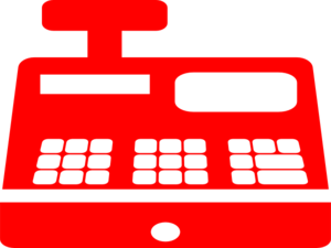 Cash Register Button Clip Art