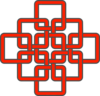 Celtic Knot Red +fix+ Clip Art