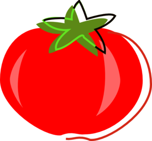 Red Tomato Illustration Clip Art
