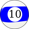 10 Ball Clip Art