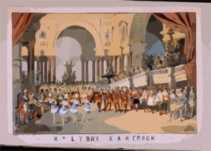 Kiralfy Bros  Black Crook  Clip Art