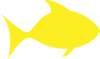 Yellow Fish Clip Art