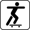 Skateboarding Clip Art